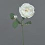 Flor artificial de magnolia GARETHO, Eco Collection, blanco-lila, 70 cm, Ø 10 cm
