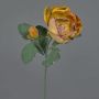 Flor artificial magnolia GARETHO, Eco Collection, naranja-amarillo, 70 cm, Ø 10 cm