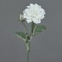 Rama de flores artificiales dalia GINGER, Eco Collection, blanco-lila, 60 cm, Ø 10 cm