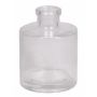 Botella decorativa ORINOCO, vidrio, transparente, 8,8 cm, Ø 6,7 cm
