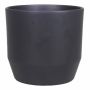 Maceta LENAS, cerámica, antracita mate, 16 cm, Ø 17,5 cm