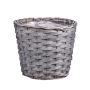 Cesta para plantas AHMANIU, gris, 18 cm, Ø 22 cm