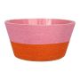 Cesta para plantas NERIONKO DUO, rosa-naranja, 10 cm, Ø 19 cm
