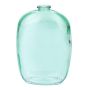 Botella Meplat PAISANTO de vidrio, turquesa transparente, 10 x 4,5 x 14,5 cm