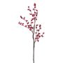 Rama artificial rosa de patata FRULKA con escaramujos, roja, 60cm