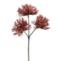 Rama artificial de cardo TRELON, rojo burdeos, 35cm