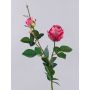 Rosa artificial CARUSA, fucsia, 80cm, Ø8cm