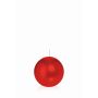 Vela redonda de cera MAEVA, roja, Ø6cm, 10h - Made in Germany