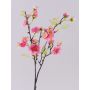Rama de cerezo artificial SOEY con flores, rosa-fucsia, 45cm, Ø2-4,5cm