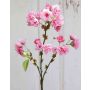 Rama textil de flor de cerezo SURA con flores, rosa, 75cm