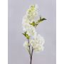 Rama textil de flor de cerezo MATSUDA con flores, crema-blanco, 80cm, Ø6-11cm