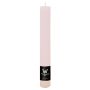 Vela cilíndrica AURORA, rosa claro, 20 cm, Ø 3,5 cm, 23 h - Fabricada en Alemania