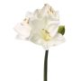 Amaryllis flor sintética BENITA, blanco, 55cm, Ø10cm