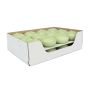 Set de 24 velas flotantes ORNELLA, verde pastel, 2,8cm, Ø4,5cm, 4h