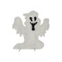 Decoración de Halloween Silueta Fantasma SPOOKY GHOST, blanco, 58 cm