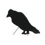 Decoración de Halloween Silueta Cuervo SPOOKY CROW, negro, 63 cm