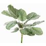 Calatea artificial ZAIDA, en vara de fijación, verde, 75cm