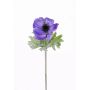Anémona flor artificial FILIZ, azul, 30cm, Ø7cm