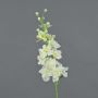 Delphinium sintético RASMINE, blanco-amarillo, 60cm, Ø5-7cm