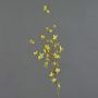 Rama de forsythia artificial IHRANI, con flores, amarillo, 90cm