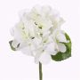 Mini hortensia artificial CHIDORI, blanco-verde, 30cm, Ø13cm