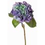 Hortensias artificiales CHIDORI, lila-azul-verde, 60cm, Ø18cm