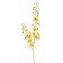 Rama de orquídea Oncidium artificial TALIAH, amarillo, 85cm, Ø3-4cm
