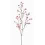 Rama de flor de cera artificial NIANG, rosa-fucsia, 80cm, Ø1,5-2,5cm
