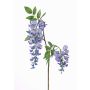 Rama de wisteria artificial NEZUMI, con flores, azul, 105cm