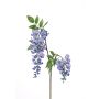Rama de wisteria artificial NEZUMI, con flores, azul, 105cm
