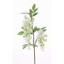 Rama de wisteria artificial NEZUMI, con flores, blanco, 105cm
