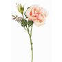 Mini rama de rosa artificial JUDY, crema-rosa, 40cm, Ø9cm