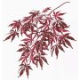 Rama arce japonés artificial DIRK, difícil inflamar, rojo, 70cm