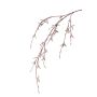 Rama de abedul artificial NANTE, con flores, marrón, 90cm