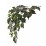 Rama de ficus artificial YUGI, difícilmente inflamable, verde, 75cm