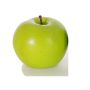 Manzana de plástico ADALBERO, verde, 8cm, Ø8cm