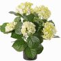 Hortensia sintética TEMARI, crema-verde, 40cm, Ø10-12cm