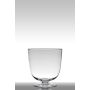 Frutero con soporte SHIRLEY de cristal, transparente, 28cm, Ø27cm