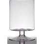 Farolillo de cristal con soporte LILIAN, transparente, claro, 29cm, Ø19cm