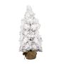 Árbol Navidad artificial AUSTIN, saco yute, nevado, blanco, 60cm, Ø25cm