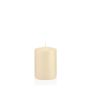 Vela de farol MAEVA, cilíndrica, crema, 10cm, Ø7cm, 42h - Made in Germany