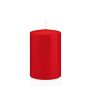 Vela de farol MAEVA, cilíndrica, rojo, 15cm, Ø10cm, 113h - Made in Germany