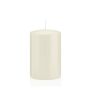 Vela de farol MAEVA, cilíndrica, marfil, 15cm, Ø10cm, 113h - Made in Germany