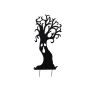 Decoración de Halloween silueta árbol SPOOKY TREE, metal, negro, 150 cm