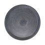 Decorativo plato redondo SOLANYI de metal, estampado, negro, Ø63,5cm