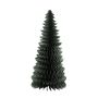 Árbol de Navidad grande de papel TOFA, verde oscuro, 160 cm
