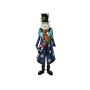 Figura decorativa muñeco de nieve RUDIE con abrigo, 150 cm