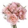 Ramo de rosas artificial ROSILA, rosa, 20cm, Ø15cm