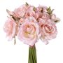 Ramo de rosas artificial ROSILA, rosa, 25cm, Ø20cm