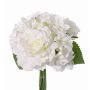Ramo de Hortensia artificial SANDRINE, rosas, blanco, 25cm, Ø20cm